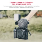 YELANGU C22 YLG0334B Video Camera Cage Stabilizer with Handle for Canon EOS R5/R6 - Image 8
