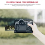 YELANGU C22 YLG0334B Video Camera Cage Stabilizer with Handle for Canon EOS R5/R6 - Image 10