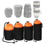 4 in 1 SLR Camera Lens Bag Micro Single Lens Bag Lens Inner Bile Bag Waterproof Protective Case Plus Velvet Thickening - Image 3