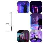 LUXCeO Mood1 50cm RGB Colorful Atmosphere Rhythm LED Stick Handheld Video Photo Fill Light, No Tripod - Image 4