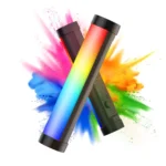 LUXCeO P100 RGB Photo Video Light Stick Handheld Fill Light with Remote Control & Grid Softbox - Image 2