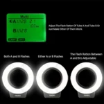 TRIOPO TR-15EX Macro Ring TTL Flash Light with 6 Different Size Adapter Rings For Canon E-TTL - Image 6