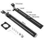 BEXIN VR-380 380mm Length Aluminum Alloy Extended Quick Release Plate for Manfrotto / Sachtler - Image 2
