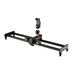 YELANGU L60E 60cm Slide Rail Track + L4 3-Wheel Video Dolly with Phone Clamp & Ballhead - Image 2