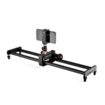 YELANGU L60E 60cm Slide Rail Track + L4 3-Wheel Video Dolly with Phone Clamp & Ballhead