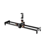 YELANGU L60E 60cm Slide Rail Track + L4 3-Wheel Video Dolly with PC142 Phone Clamp & Ballhead - Image 2