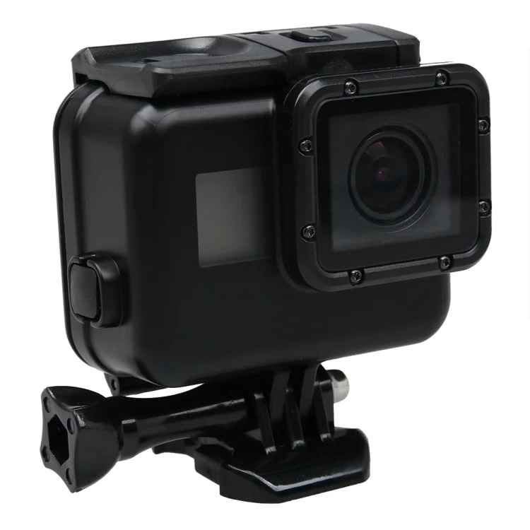DCA1911B.webp 2 in 1 for GoPro HERO6 /5 Touch Screen Back Cover + 45m Waterproof Housing Protective Case(Need to Disassemble Lens When Installed) with Buckle Basic Mount & Lead Screw - Image 1