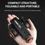 YELANGU L4X Camera Wheel Dolly + PC03 Phone Clamp with Remote, Load: 3kg - Image 6
