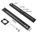 BEXIN VR-380L 380mm Length Aluminum Alloy Extended Quick Release Plate for Manfrotto / Sachtler - Image 2