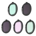 JSR Round Housing 5 in 1 UV+NIGHT+ND1000+ND64+16X Macro Lens Filter for GoPro HERO8 Black - Image 2