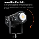Godox SL150II 150W 5600K Daylight-balanced LED Light Studio Continuous Photo Video Light - Image 3