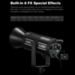 Godox SL200II 200W 5600K Daylight-balanced LED Light Studio Continuous Photo Video Light - Image 3