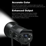 Godox SL200II 200W 5600K Daylight-balanced LED Light Studio Continuous Photo Video Light - Image 7