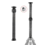 BEXIN P222C 234mm-393mm Tripod Extension Pole Carbon Fiber Center Column Tripod Extender
