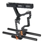 YELANGU YLG0904A Handle Video Camera Cage Stabilizer for Panasonic Lumix DMC-GH4 / Sony A7 & A7S & A7R & A7RII & A7SII - Image 4
