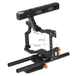 YELANGU YLG0904A Handle Video Camera Cage Stabilizer for Panasonic Lumix DMC-GH4 / Sony A7 & A7S & A7R & A7RII & A7SII - Image 6