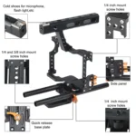YELANGU YLG0904A Handle Video Camera Cage Stabilizer for Panasonic Lumix DMC-GH4 / Sony A7 & A7S & A7R & A7RII & A7SII - Image 7