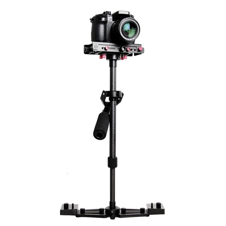 YELANGU YLG0107K 40-67cm Aviation Aluminum + Carbon Fiber Professional Steadicam Handheld Stabilizer for DSLR Camera DV
