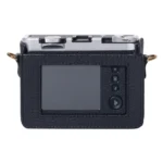 For FUJIFILM instax mini Evo Full Body Camera Genuine Leather Case Bag with Strap - Image 4