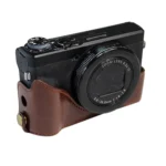 1/4 inch Thread PU Leather Camera Half Case Base for Canon G7 X Mark III / G7 X3 - Image 3