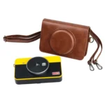 For Kodak Mini Shot2 Retro / C210R instax Full Body Camera PU Leather Case Bag with Strap - Image 5