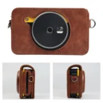 For Kodak Mini Shot2 Retro / C210R instax Full Body Camera PU Leather Case Bag with Strap - Image 6