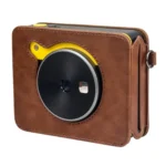 For Kodak Mini Shot 3 Square Retro / C300R instax Full Body Camera PU Leather Case Bag with Strap - Image 3