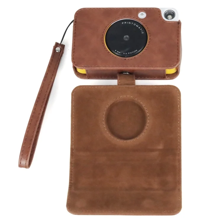 DCA2024Z_4.webp For Kodak PRINTOMATIC Full Body Camera PU Leather Case Bag with Strap - Image 5