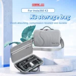 For Insta360 One X3 STARTRC Diamond Texture Camera and Accessories PU Storage Case Bag - Image 3