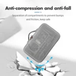 For Insta360 One X3 STARTRC Diamond Texture Camera and Accessories PU Storage Case Bag - Image 5