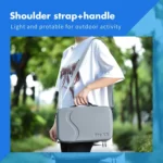 For Insta360 One X3 STARTRC Diamond Texture Camera and Accessories PU Storage Case Bag - Image 6