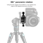 BEXIN QJ-08 Panoramic Rotary Quick Release Clamp Base Tripod Mount - Image 5