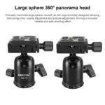 BEIXIN QB-30  360 Degree Rotation Panorama Metal Ball Head with Quick Release Plate - Image 4