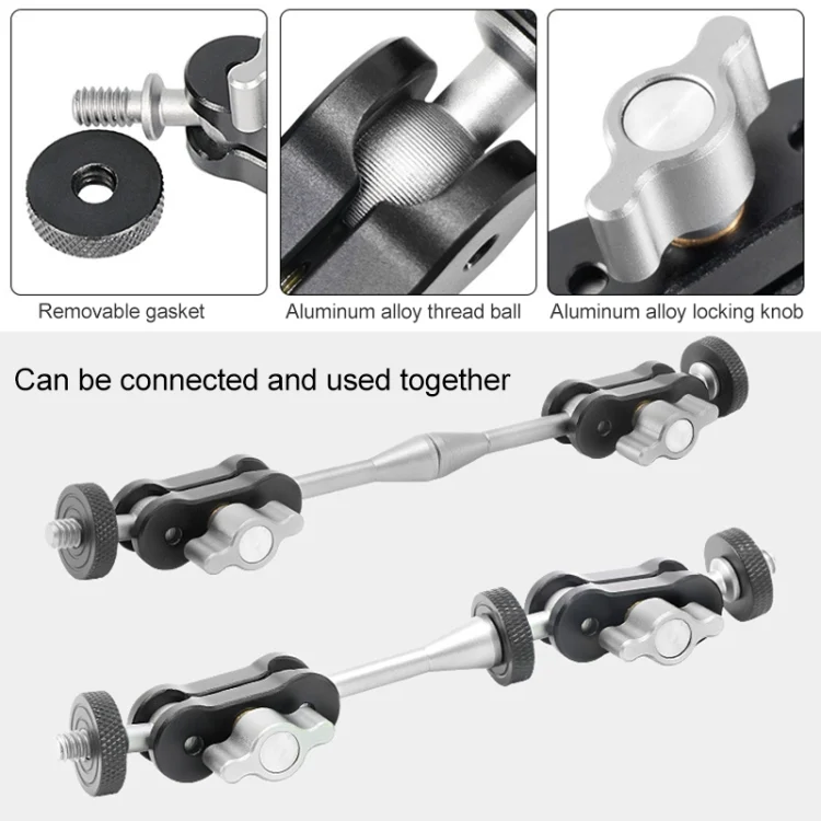 DCA2104_2.webp BEXIN TM-3 Multi-function Magic Arm Ball Mount Clamp Clip - Image 3