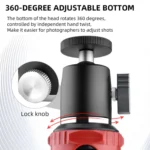 YELANGU LW-A01 Panoramic Metal Tripod Ball Head Adapter - Image 7
