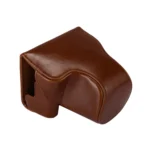 Full Body Camera PU Leather Case Bag with Strap for Canon EOS M6 - Image 2