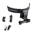 RUIGPRO Action Camera Phone Helmet Mount Kit with J-Hook Buckle & Rotation Phone Clamp & Adapter - Image 2
