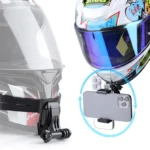 RUIGPRO Action Camera Phone Helmet Mount Kit with J-Hook Buckle & Metal Phone Clamp & Adapter - Image 6