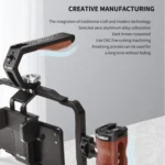 YELANGU LW101 Vlogging Live Broadcast LED Selfie Light Mic Smartphone Video Rig Handles Stabilizer Kits - Image 7