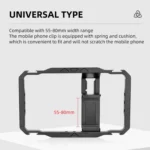 YELANGU LW-B01-1 Vlogging Live Broadcast Smartphone Video Rig Metal Cage - Image 4