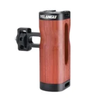 YELANGU LW-B01-2 Side Wooden Handle Handgrip with Cold Shoe for LW-B01 Camera Cage - Image 2