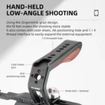 YELANGU LW-B01-3 Handheld Video Stabilizer Top Handle with Cold Shoes for LW-B01 Cage - Image 4