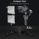 MOZA AirCross 3 Standard 3 Axis Handheld Anti-shake Gimbal Stabilizer for DSLR Camera, Load: 3.2kg - Image 5