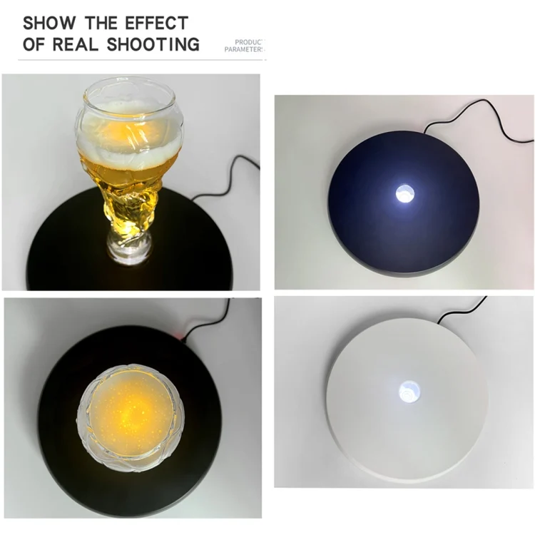 DCA2156_B7.webp 25cm LED Light Electric Rotating Display Stand Turntable - Image 8