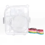 For FUJIFILM Instax mini 12 Crystal Hard Case Camera Bag with Shoulder Strap - Image 2