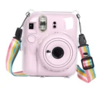 For FUJIFILM Instax mini 12 Crystal Hard Case Camera Bag with Shoulder Strap - Image 3