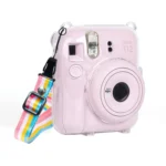 For FUJIFILM Instax mini 12 Crystal Hard Case Camera Bag with Shoulder Strap - Image 4