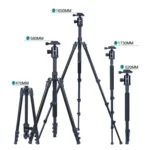 TRIOPO Oubao A-308S Adjustable Portable  Aluminum Alloy Tripod with Ball Head for SLR Camera - Image 3