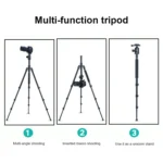TRIOPO Oubao A-308S Adjustable Portable  Aluminum Alloy Tripod with Ball Head for SLR Camera - Image 7