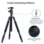 TRIOPO Oubao A-308S Adjustable Portable  Aluminum Alloy Tripod with Ball Head for SLR Camera - Image 8